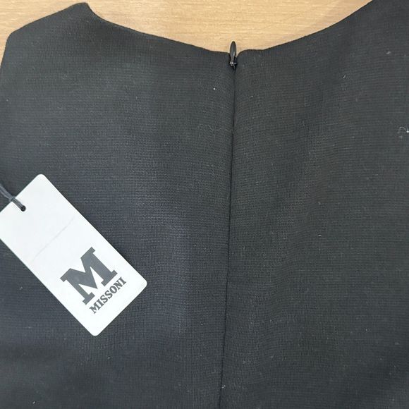 NWT* Missoni Fit & Flare Tulip Knit Dress in Black - Women's 10 (EU 46) - Picture 9 of 11